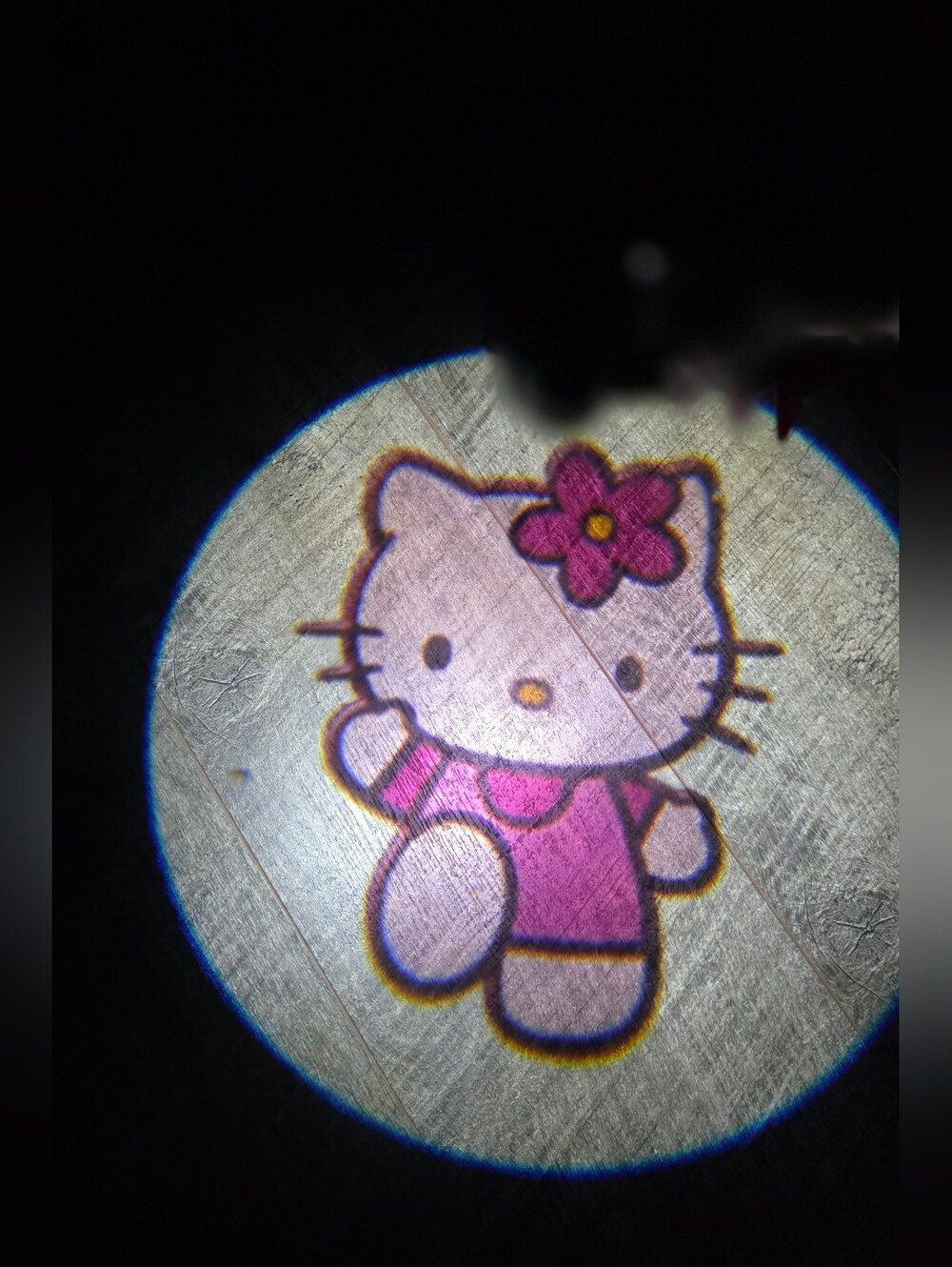 2 Wireless universal Hello Kitty car door LED projector lights